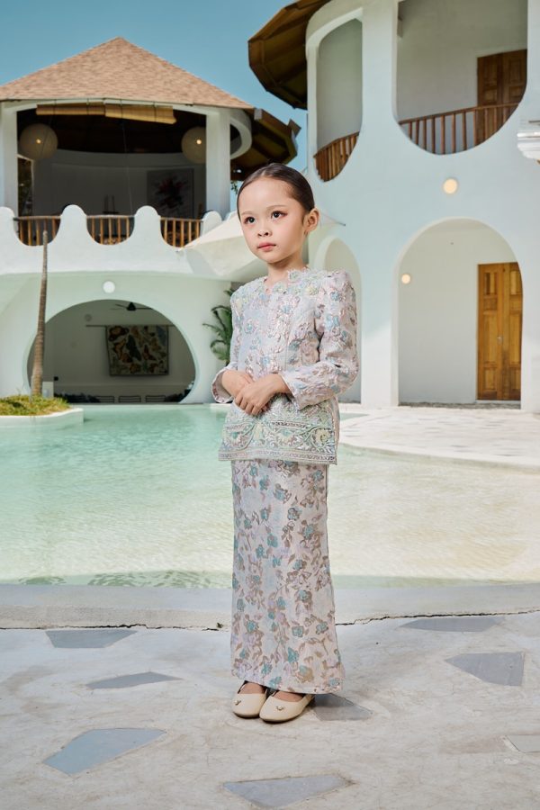 CLAUDYA KURUNG BLUE CANDY (KIDS) RAYA 2026