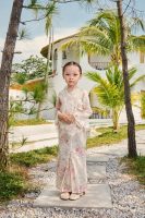 RUMIE KURUNG FLOWER PINK (KIDS) RAYA 2026
