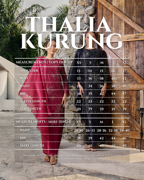 THALIA KURUNG RICH BROWN (ADULT) RAYA 2026