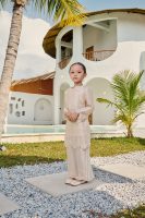 THALIA KURUNG BEIGE (KIDS) RAYA 2026