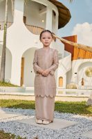 THALIA KURUNG NUDE BROWN (KIDS) RAYA 2026