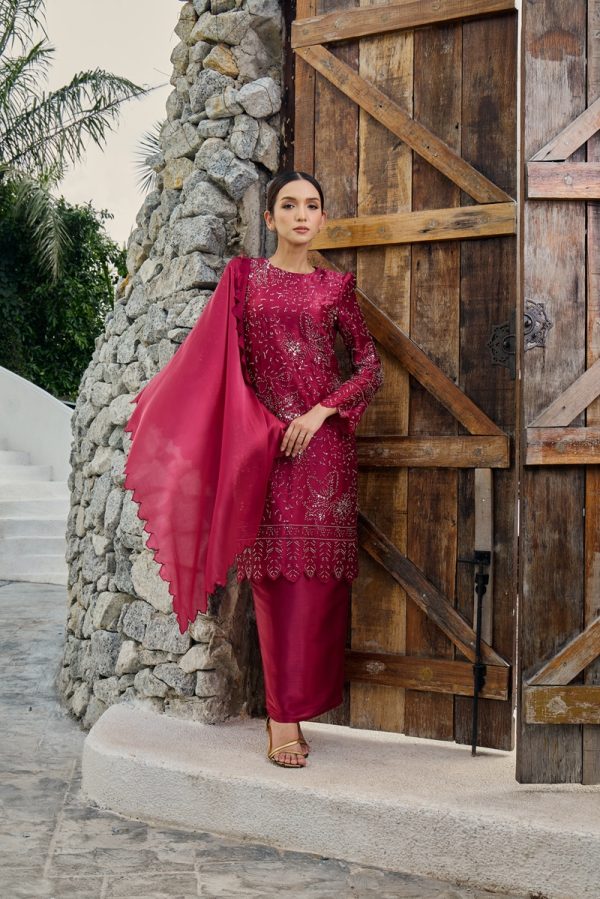 THALIA KURUNG MAROON (ADULT) RAYA 2026