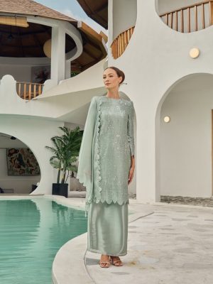 THALIA KURUNG SAGE GREEN (ADULT) RAYA 2026