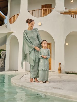 Thalia Kurung Sage Green (2)
