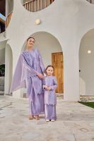THALIA KURUNG SOFT LAVENDER (KIDS) RAYA 2026