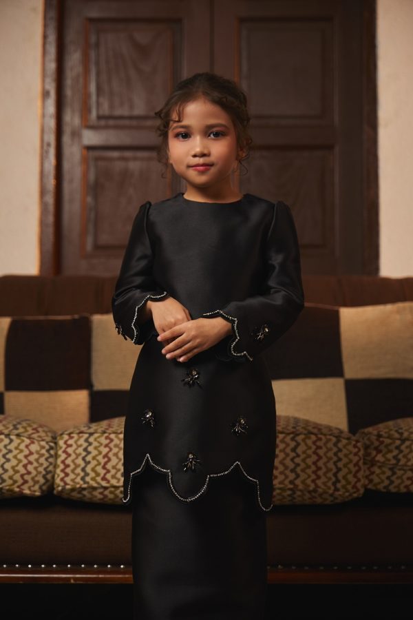 GRACE KURUNG BLACK (KIDS) RAYA 2026