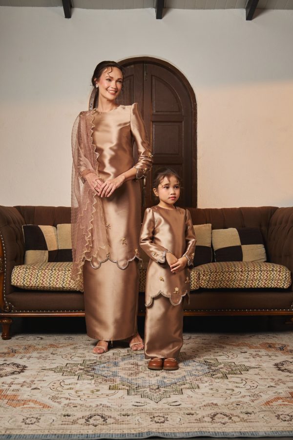 GRACE KURUNG LIGHT BROWN (KIDS) RAYA 2026